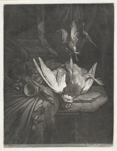 Martwa natura z drobiem autorstwa Pieter Anthony Wakkerdak