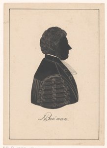 Portret sylwetki Hermana Boumana autorstwa Pieter Barbiers (IV) (possibly)