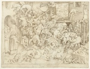 Upadek Maga Hermogenesa autorstwa Pieter Bruegel (I)