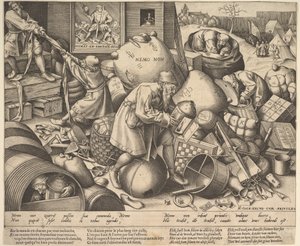 Każdy, ok.1558 autorstwa Pieter Bruegel the Elder