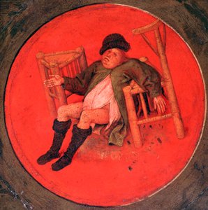 Przysłowie flamandzkie, c1558-1560 autorstwa Pieter Bruegel the Elder