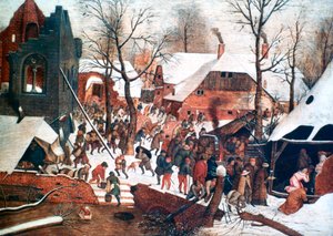 Pokłon Trzech Króli, ok. 1567 autorstwa Pieter Bruegel the Elder