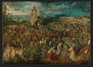 Procesja na Kalwarię autorstwa Pieter Brueghel the Elder