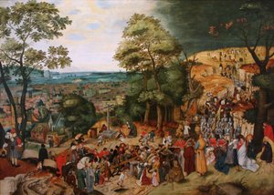 Chrystus niosący krzyż autorstwa Pieter Brueghel the Younger