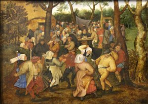 Taniec weselny. autorstwa Pieter Brueghel the Younger