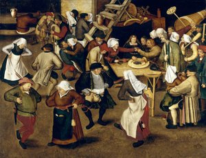 Chłopskie wesele autorstwa Pieter Brueghel the Younger