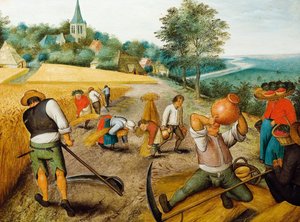 Cztery pory roku: lato, druga połowa XVI w. autorstwa Pieter Brueghel the Younger