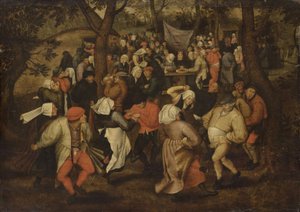 Taniec weselny autorstwa Pieter Brueghel the Younger