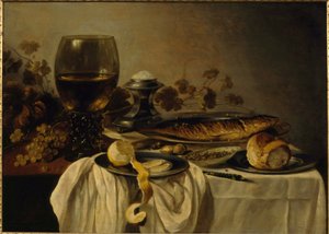 Śniadanie autorstwa Pieter Claesz