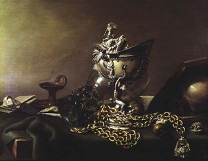 Martwa natura z Nautilusem autorstwa Pieter Claesz