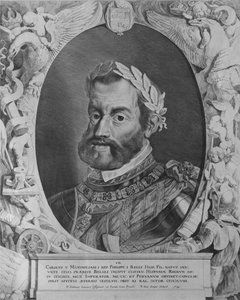 Karol V, cesarz rzymski, ryty przez Pietera van Sompla, 1644