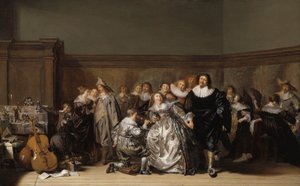 Elegancka firma, 1632 autorstwa Pieter Codde