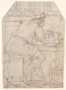 Rzemieślnik w pracy autorstwa Pieter Coecke van Aelst