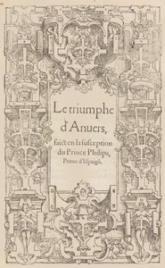 Triumf Antwerpii dokonany pod zarzutem księcia Philipsa, księcia Hiszpanii, 1550. autorstwa Pieter Coecke van Aelst