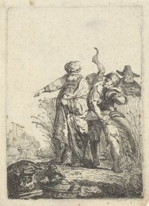 Ruth zbiera na polu Boaza autorstwa Pieter Cornelisz. Verbeeck (possibly)