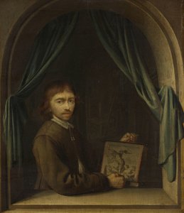 Portret malarza autorstwa Pieter Cornelisz. van Egmondt (attributed to)