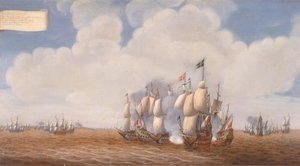 Pierwsza bitwa pod Olandią 31 maja 1564, druga połowa XVII wieku.