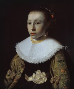 Portret młodej dziewczyny, 163335. autorstwa Pieter Dubordieu
