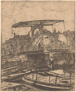 Chudy most w Amsterdamie autorstwa Pieter Dupont