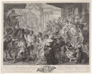 Sabine Virgin Robbery autorstwa Pieter Franciscus Martenasie