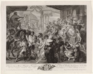 Sabine Virgin Robbery autorstwa Pieter Franciscus Martenasie