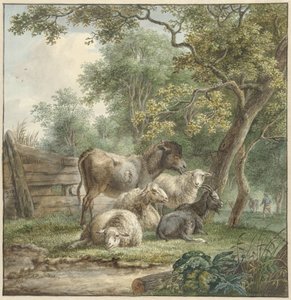 Bydło w sadzie autorstwa Pieter Gerardus van Os