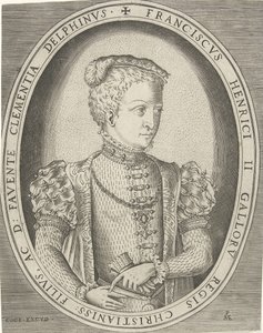 Portret Franciszka II z Francji 1544-1560 autorstwa Pieter Heyden van der