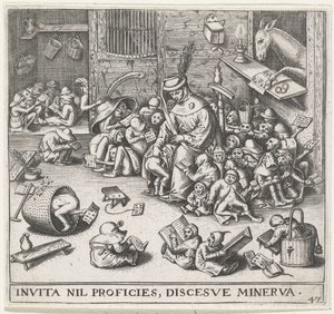 Tyłek w szkole autorstwa Pieter Heyden van der
