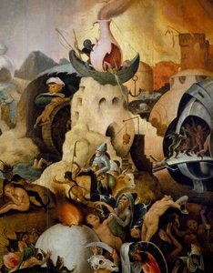 Sąd Ostateczny, ok. 1554, obraz Pietera Huysa (ok. 1520-ok. 1584), olej na desce
