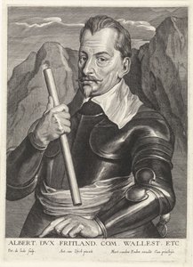 Albrecht z Wallensteina 1583-1634, ok. 1630 autorstwa Pieter I Jode de