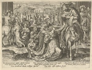 Pojednanie między Sabinami i Rzymianami Wizerunki z historii Rzymu (tytuł serii) autorstwa Pieter Jalhea Furnius