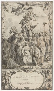 Frontispiece Projekt dla Fredericka Hendricka van Nassauwa autorstwa Pieter Jansz