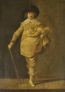 Stały kawaler, ok. 1630 (olej na panelu) autorstwa Pieter Jansz. Quast