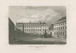 Szpital św. Bartłomieja, Smithfield. autorstwa Pieter Jansz. Quast