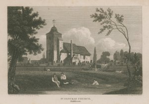 Kościół św. Pancrasa autorstwa Pieter Jansz. Quast