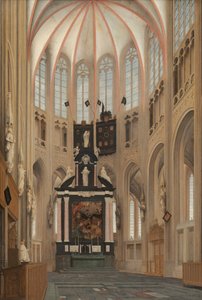 Katedra św. Jana autorstwa Pieter Jansz Saenredam