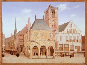 Stary ratusz w Amsterdamie autorstwa Pietera Saenredama, Holandia