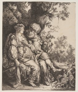 Juda i Tamar autorstwa Pieter Lastman