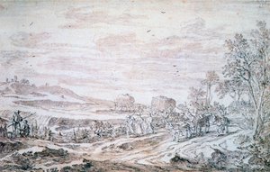 Krajobraz ze Żniwiarzami, c1615-1661