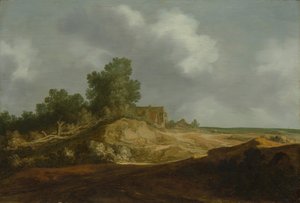 Krajobraz z chatą, 1629.