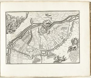 Oblężenie Narwy w 1700, 1702-1703 autorstwa Pieter Mortier