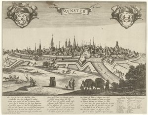 Panorama Munsteru autorstwa Pieter Nolpe