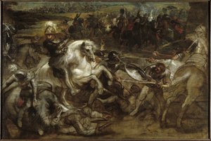 Henryk IV w bitwie pod Ivry, 1628-1630. autorstwa Pieter Paul Rubens