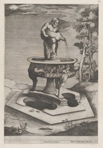 Lustro rzymskiej świetności: fontanna i basen, 1581., 1581.