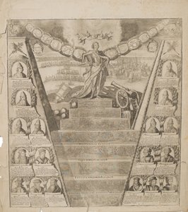 Apoteoza chwały wojskowej Piotra, 1717 autorstwa Pieter Pickaert