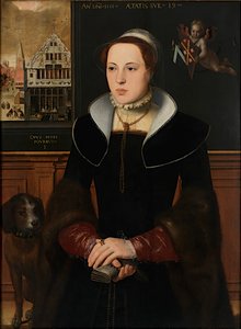 Portret Jacquemyne Buuck, 1551.