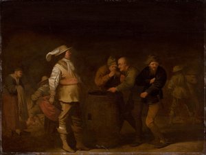 Wydanie zdobyczy wojennych , ok. 201 1635. autorstwa Pieter Quast
