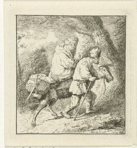 Lot do Egiptu autorstwa Pieter Roosing