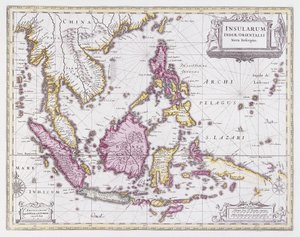 Mapa Chin i Indonezji, ok. 1710
