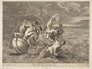 Cudowny Połów Ryby, 1595-1657. autorstwa Pieter Soutman